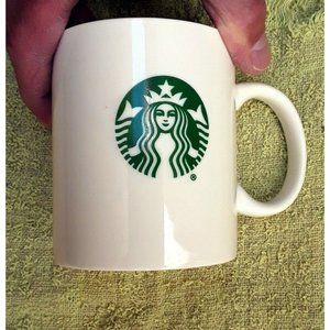 Starbucks Coffee ceramic Mug 12 Oz 2016 Official Issue Green Siren Mermaid